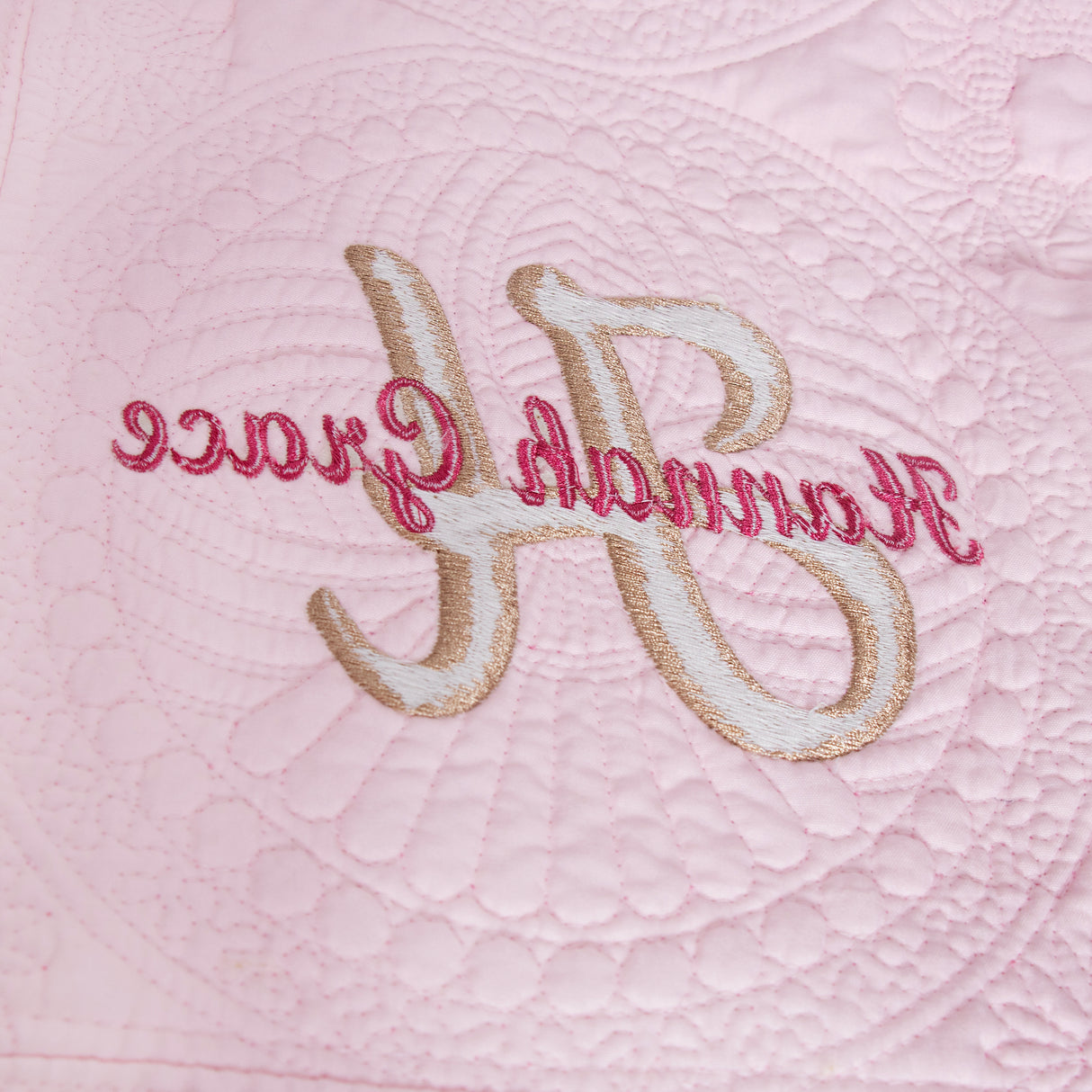 GEX Personalized Embroidered Baby Blanket with Name for New Mom Baby Shower Gift