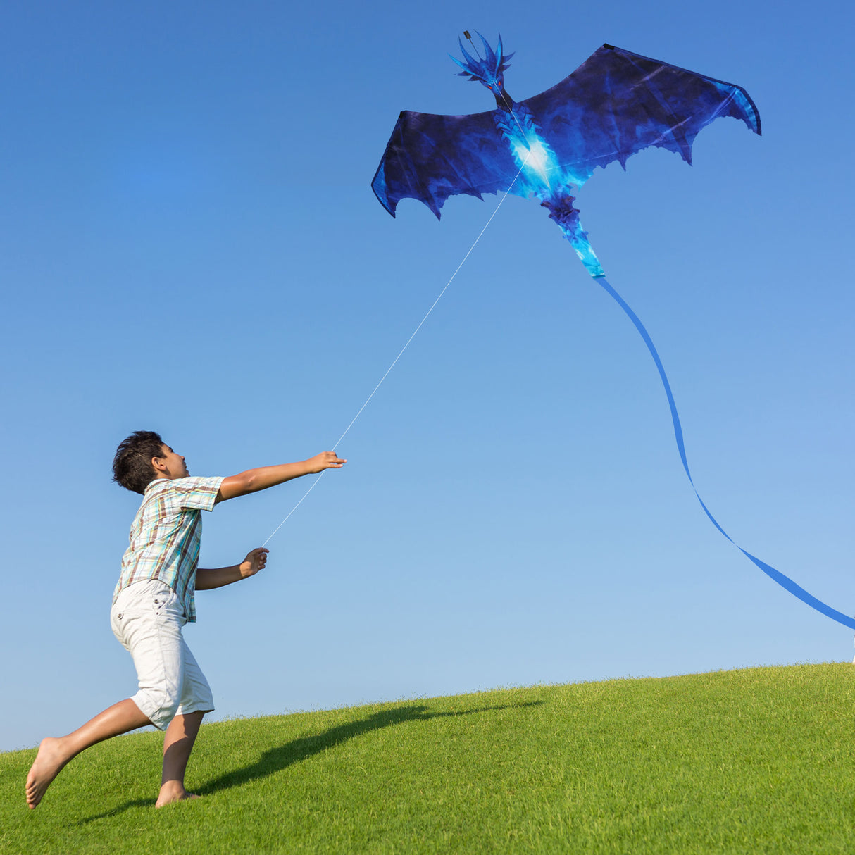 JEKOSEN Dragon 54" Huge Kite Suitable for Beach Park Outdoor Activities
