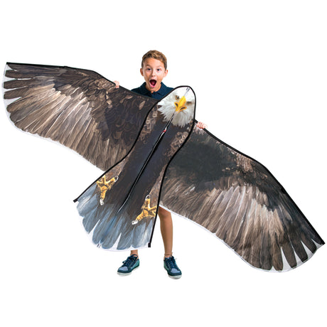 JEKOSEN Huge Eagle Kite 70"Front Pillar Suitable for Travel Beach Park Outdoor Activities