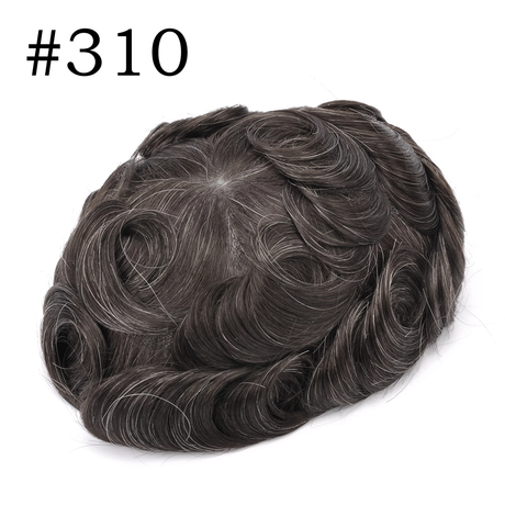 GEX Versatile Toupee French Lace Front with Mono Skin Hair Systems