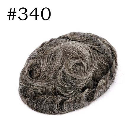 GEX Ominilace Toupee French Lace Front with 0.12Thin Skin Hair Systems