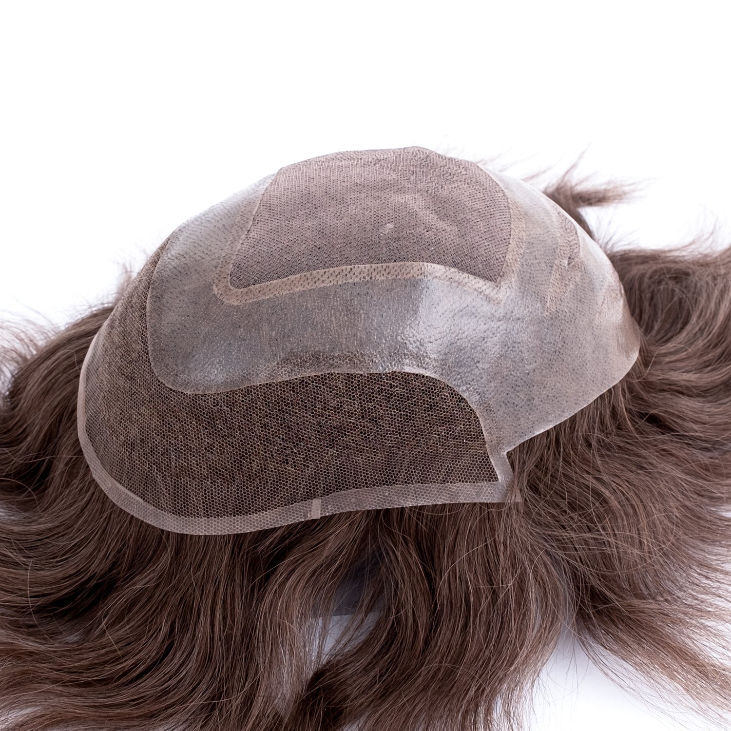 GEX Versatile Toupee French Lace Front with Mono Skin Hair Systems