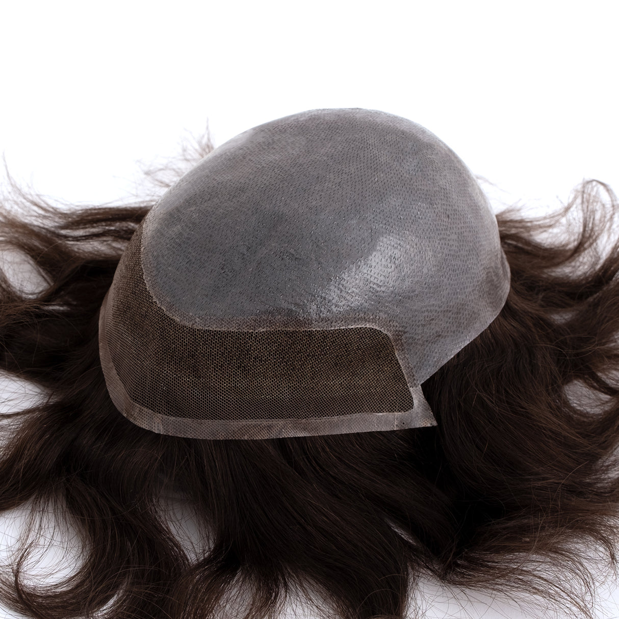 GEX Ominilace Toupee French Lace Front with 0.12Thin Skin Hair Systems