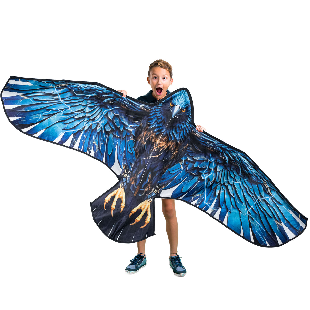 JEKOSEN Huge Eagle Kite 70"Front Pillar Suitable for Travel Beach Park Outdoor Activities