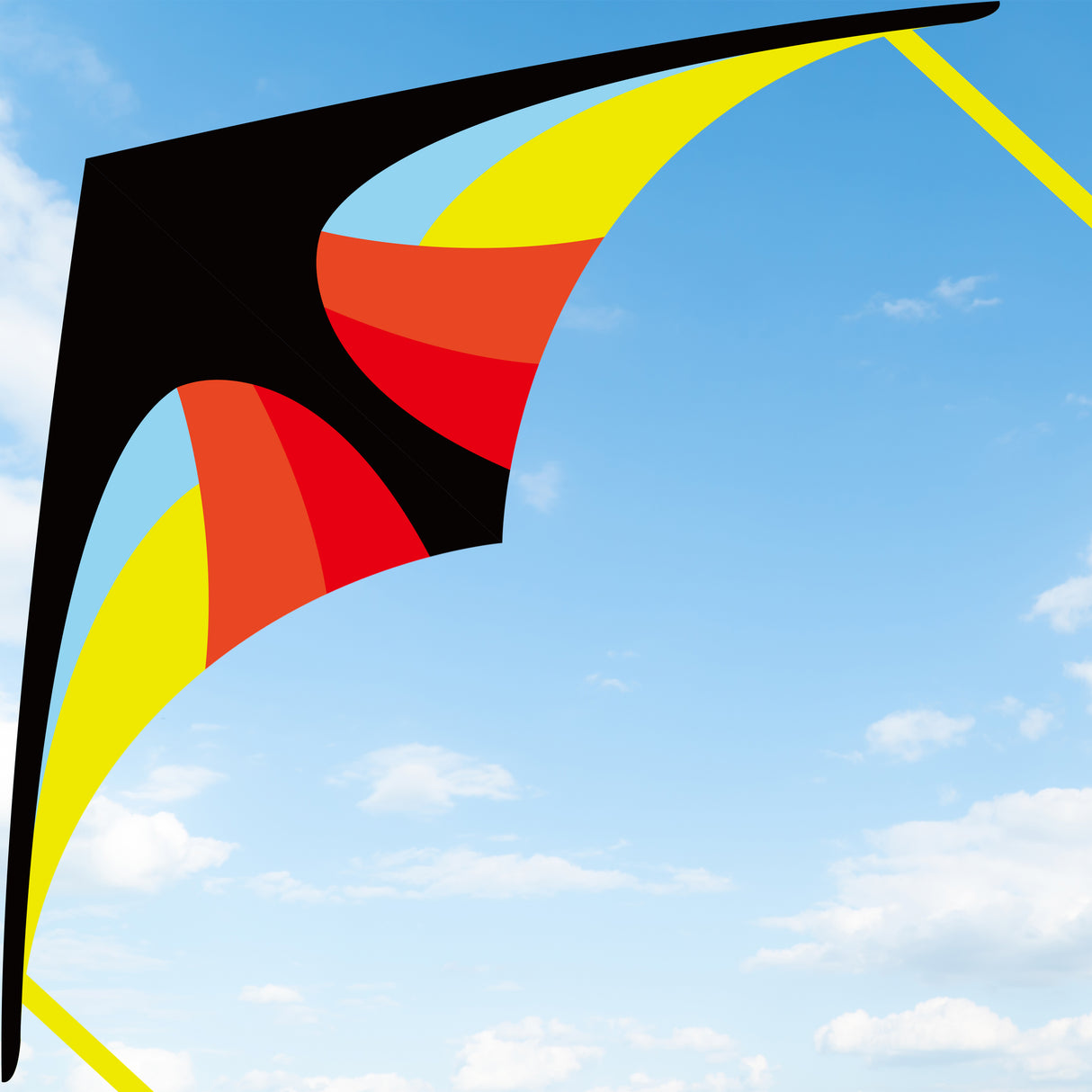 JEKOSEN 55"Delta Kite, Durable and Easy to Fly, Suitable for Children and Adults Travel Beach Park Outdoor Activities