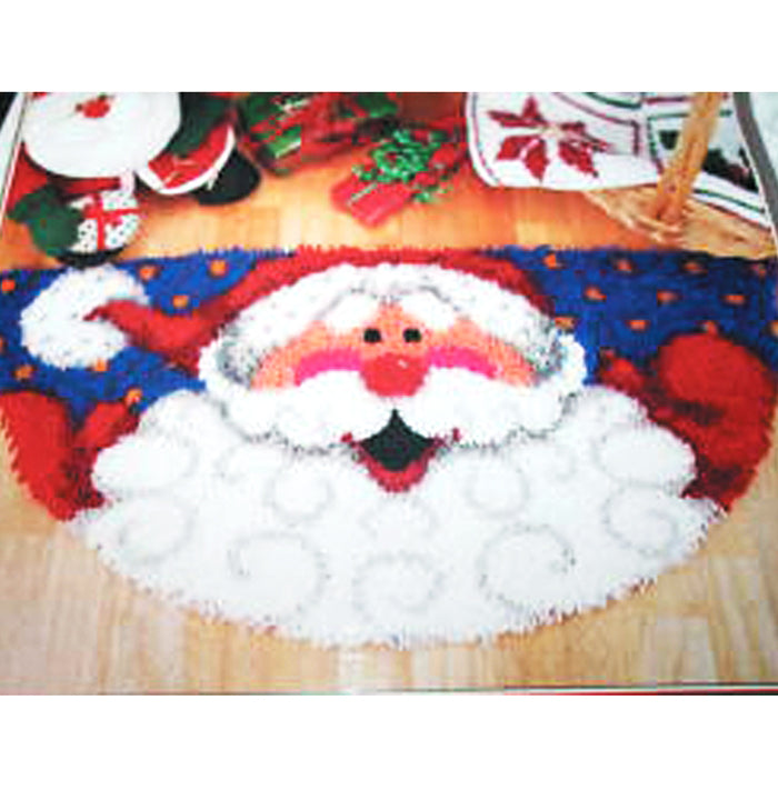 LUBOT 20"*13" Christmas Santa Latch Hook Kits Rug Handicraft Making Kits DIY