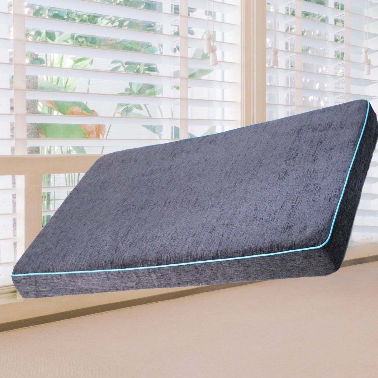 GEX Dog Bed Cushion Custom Bench Cushion Chenille Cushion 3'' Thick Pet Bed - GexWorldwide