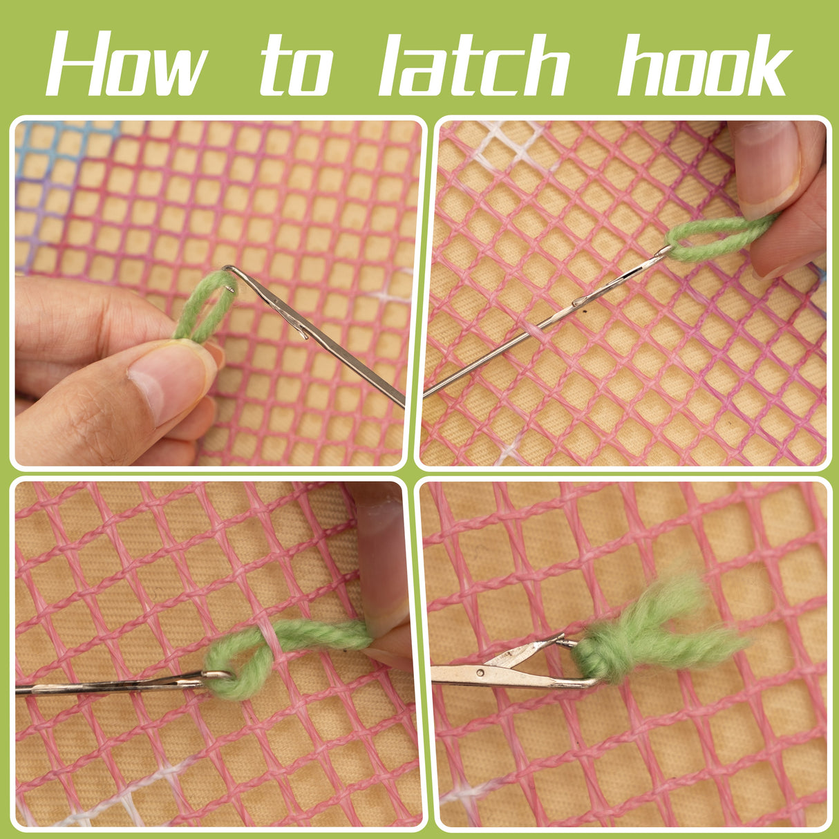 Beyond Your Thoughts Latch Hook Kits Yarn Bundles 10Pcs - GexWorldwide