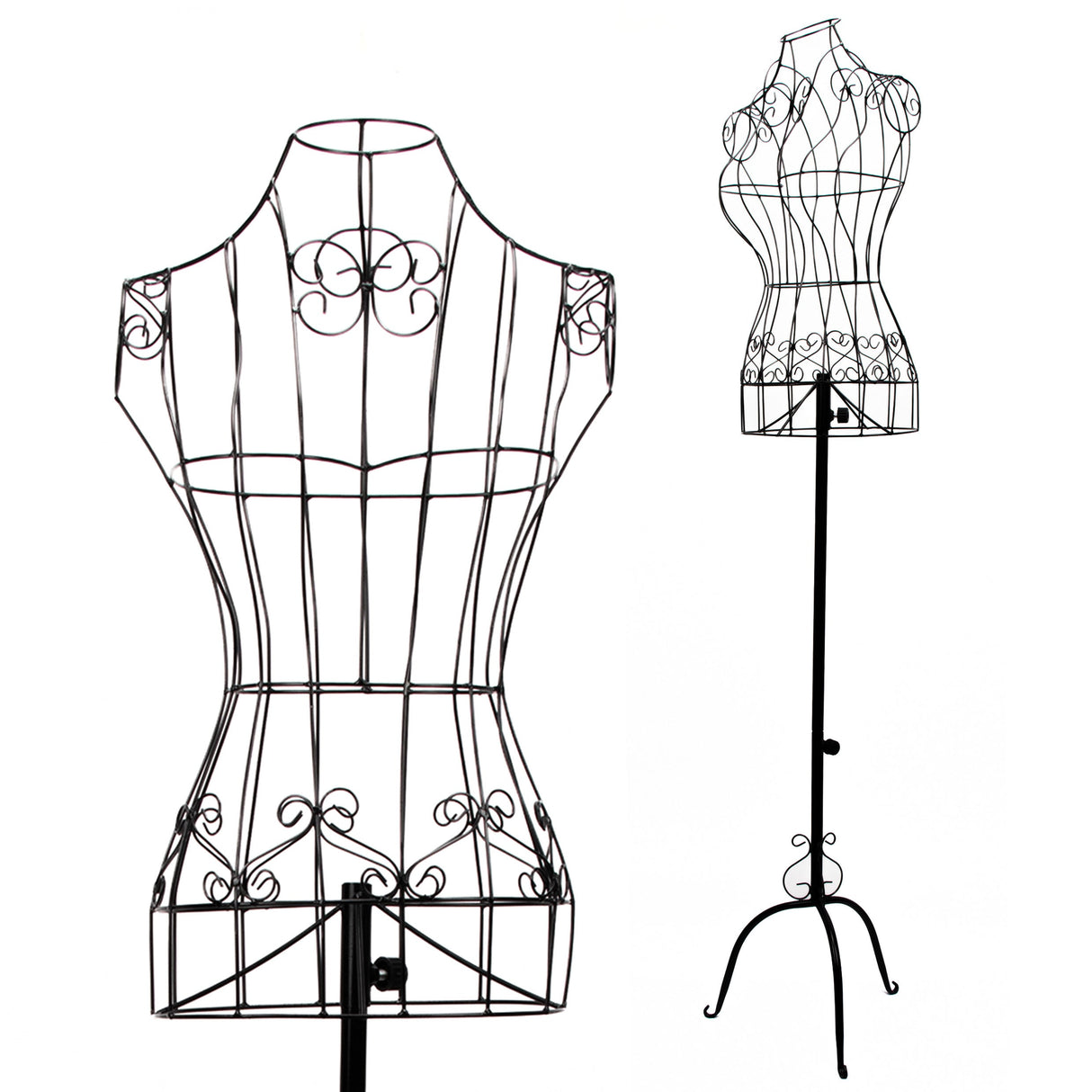 BHD BEAUTY Metal Mannequin Dress Form: Crafting and Showcasing Fashion - GexWorldwide