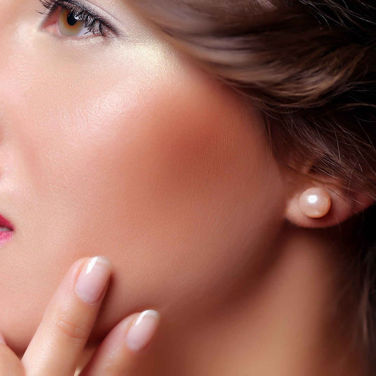 BURLAP LIFE 925 Sterling Silver Freshwater Button Pearl Earrings Stud - Pure Elegance - GexWorldwide