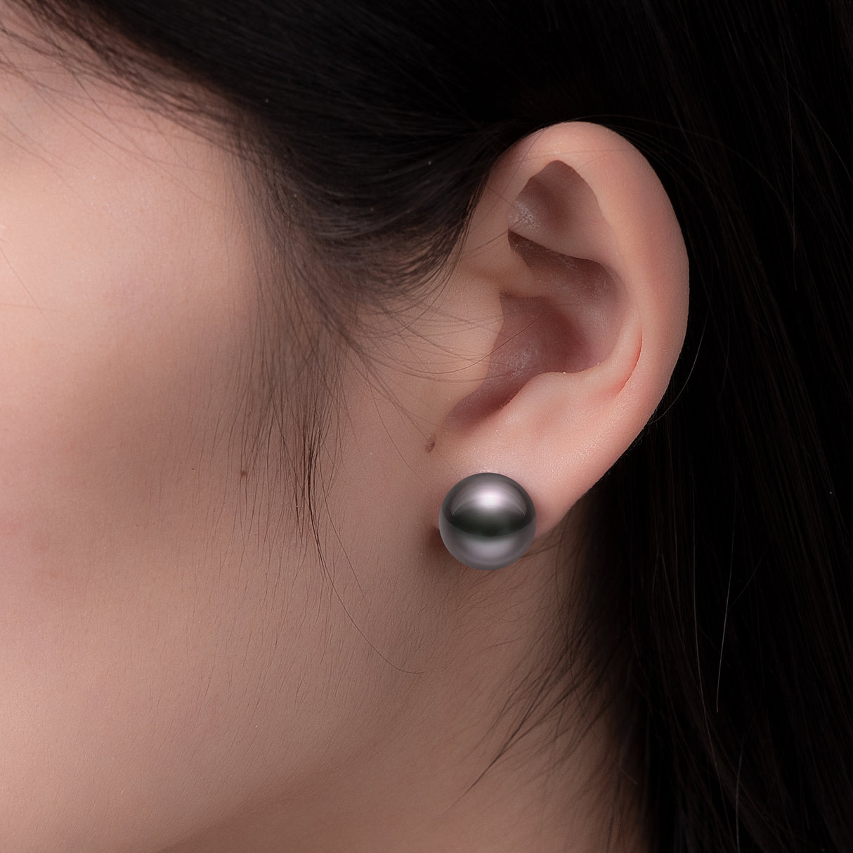 BURLAP LIFE 925 Sterling Silver Freshwater Button Pearl Earrings Stud - Pure Elegance - GexWorldwide