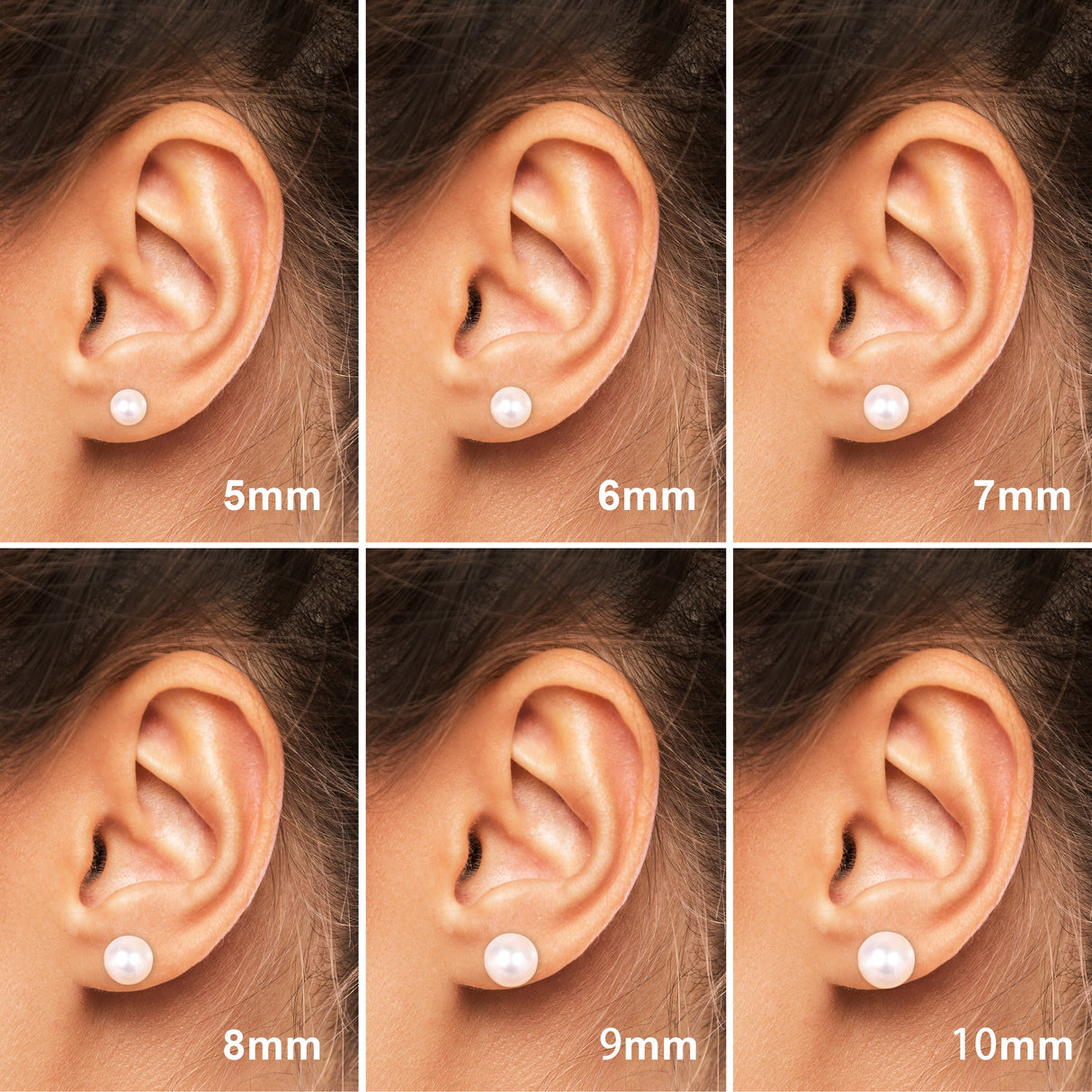 BURLAP LIFE 925 Sterling Silver Freshwater Round Pearl Earrings Stud - Timeless Beauty - GexWorldwide