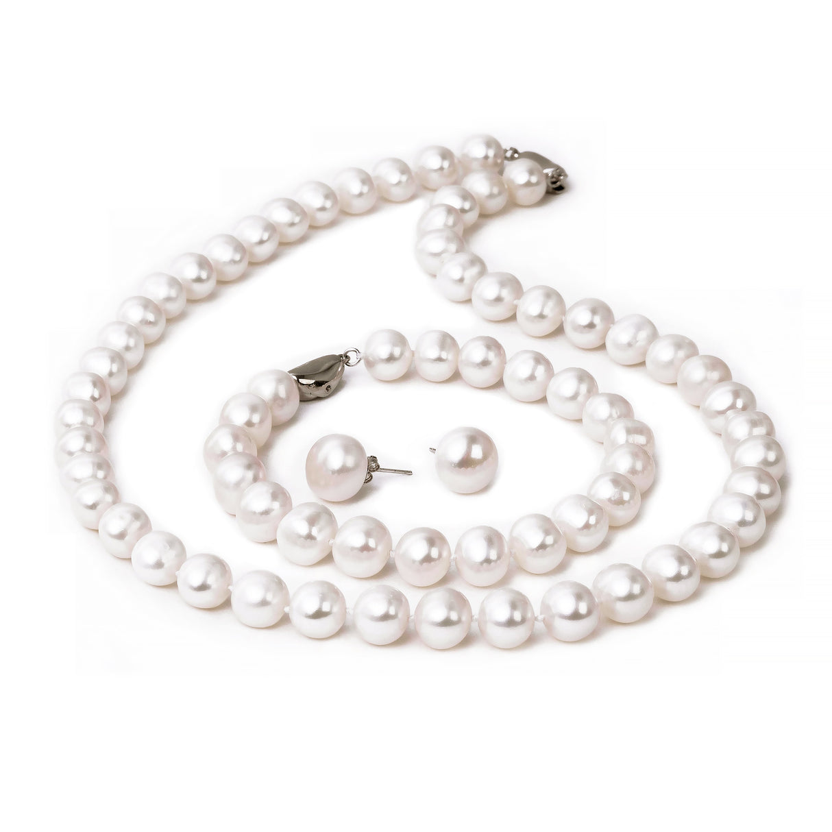 BURLAP LIFE Exquisite Luxury - Freshwater Pearl Set for Women - GexWorldwide