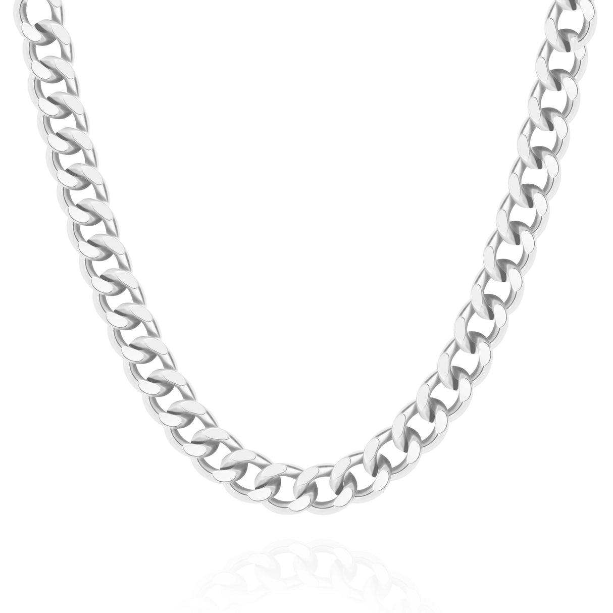 Cuban Link Chain Necklace for Men Women 14K Gold Silver Plated - GexWorldwide