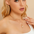 Double Layered Initial Necklace A-Z - GexWorldwide
