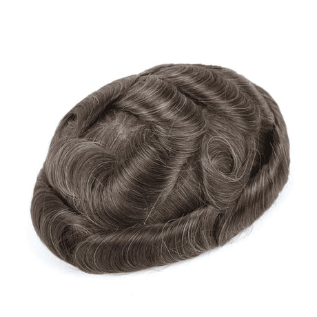 GEX 0.1-0.12mm Thin Skin Toupee V-loop Durable Scalloped Front - GexWorldwide