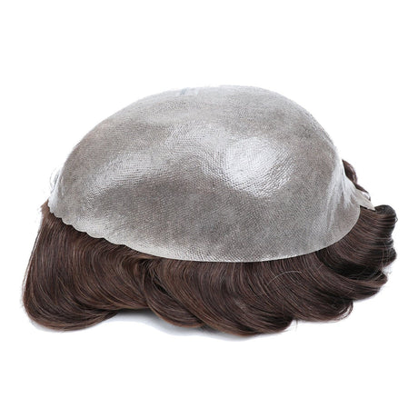 GEX 0.1-0.12mm Thin Skin Toupee V-loop Durable Scalloped Front - GexWorldwide