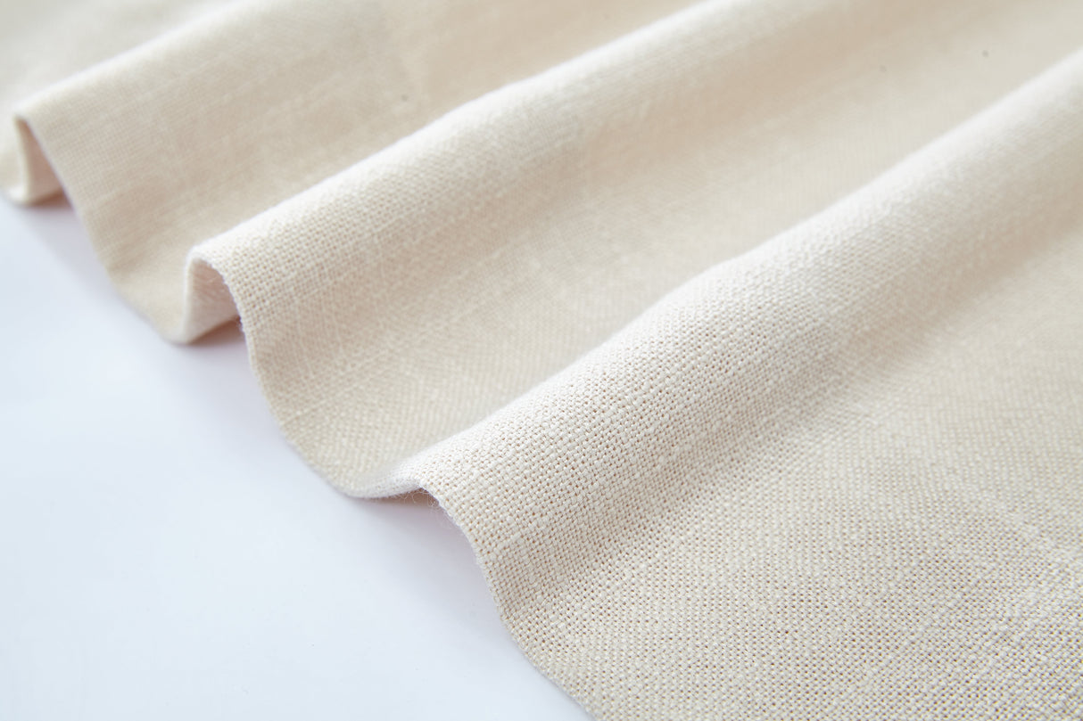 GEX Curtain Linen Moab Linen Custom Curtains Drapes Pleated - GexWorldwide