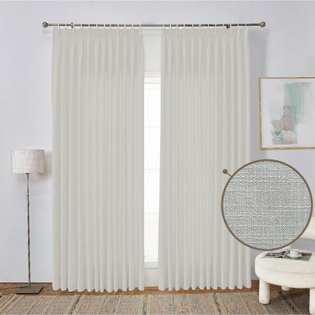 GEX Curtain Linen Sedona Linen Custom Curtains Drapes Pleated - GexWorldwide