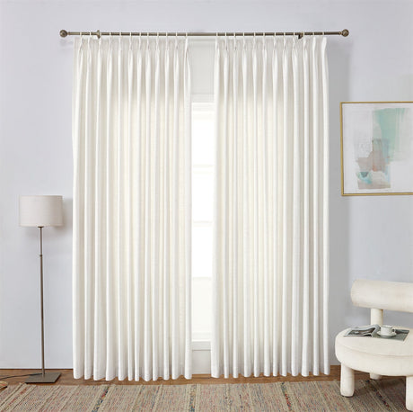 GEX Curtain Linen Sedona Linen Custom Curtains Drapes Pleated - GexWorldwide