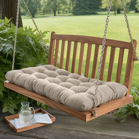 GEX Custom Size Bench Cushion Pads Patio Tufted Swing High Density Foam - GexWorldwide