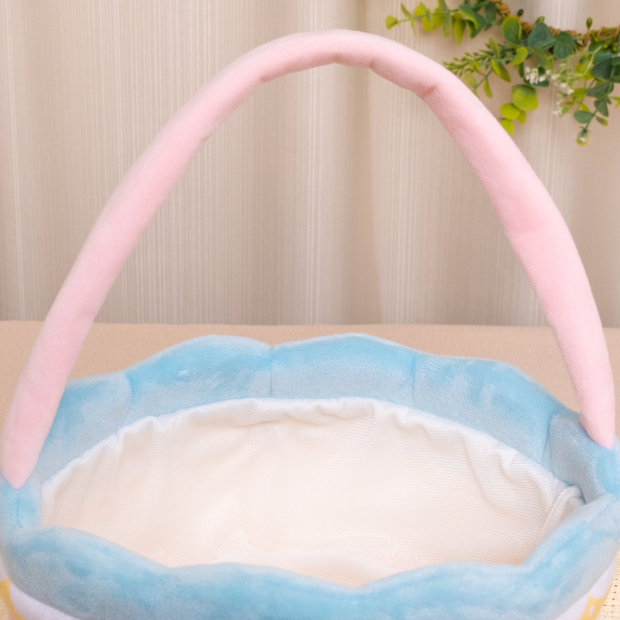 GEX Easter Basket Personalized Baby's First Easter Name Basket with Stuffed Toys - GexWorldwide