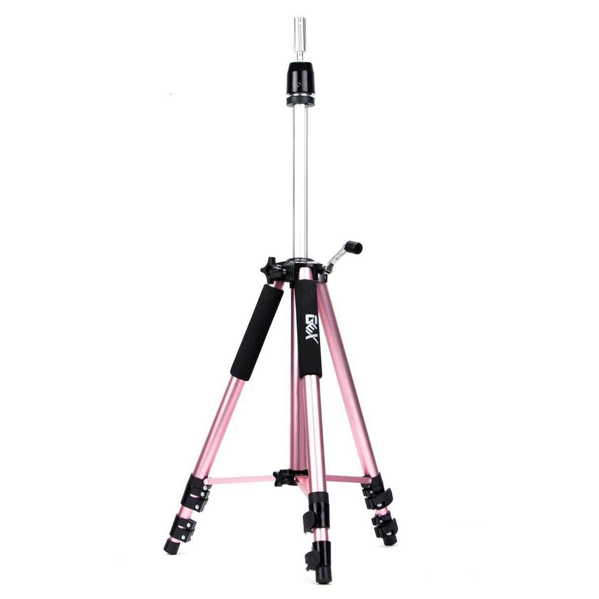 GEX Heavy Duty Canvas Block Head Tripod Mannequin Stand Rose Color - GexWorldwide