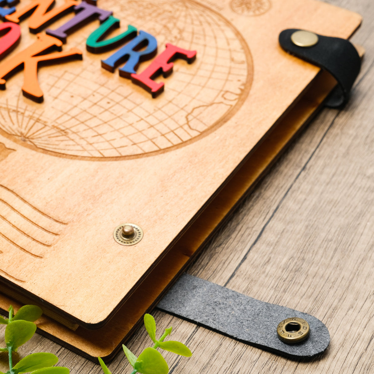 GEX Personalized 3-D Embossed Our Adventure Book Photo Album Wedding Guestbook - GexWorldwide