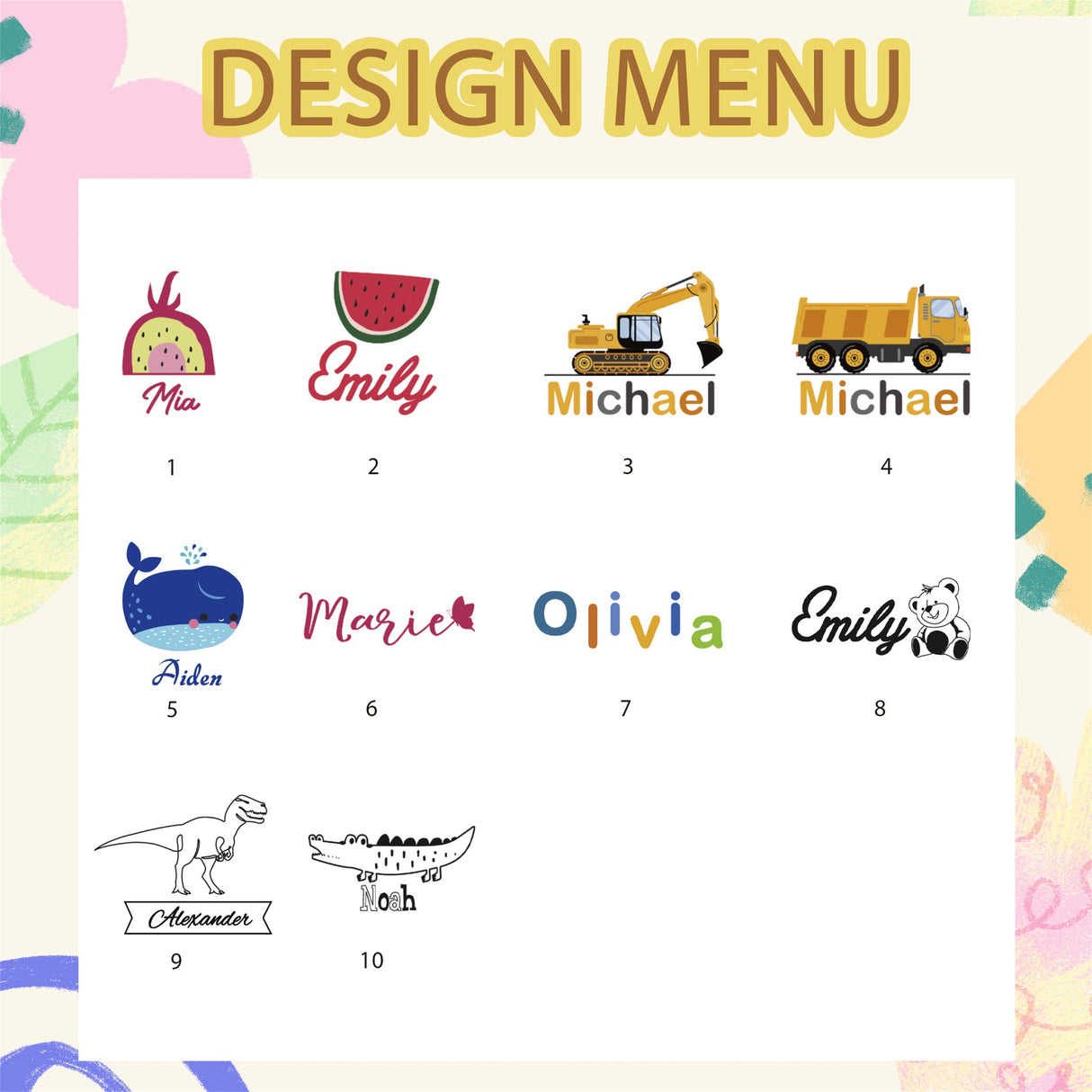 GEX Personalized Baby Girl Hat Bonnet Cotton Embroidered for Newborn - GexWorldwide