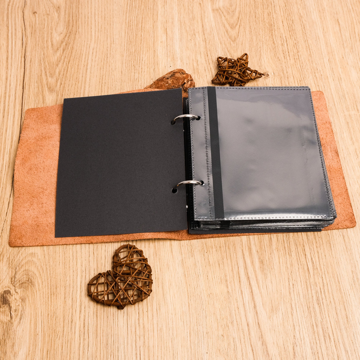GEX Personalized Brown Leather Photo Album - GexWorldwide