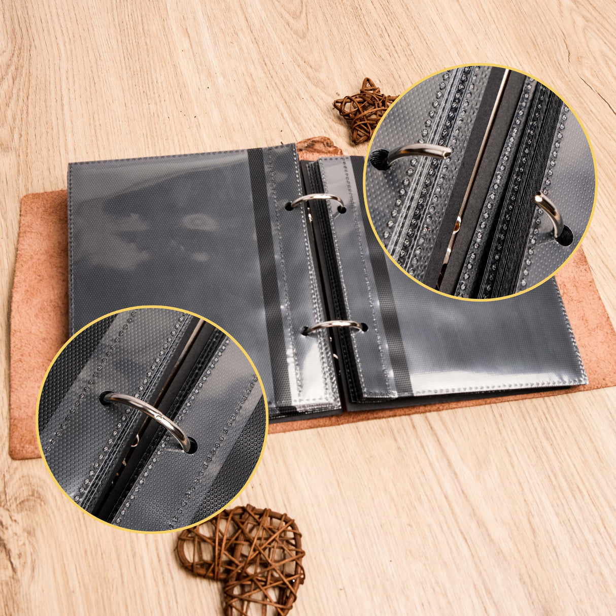 GEX Personalized Brown Leather Photo Album - GexWorldwide