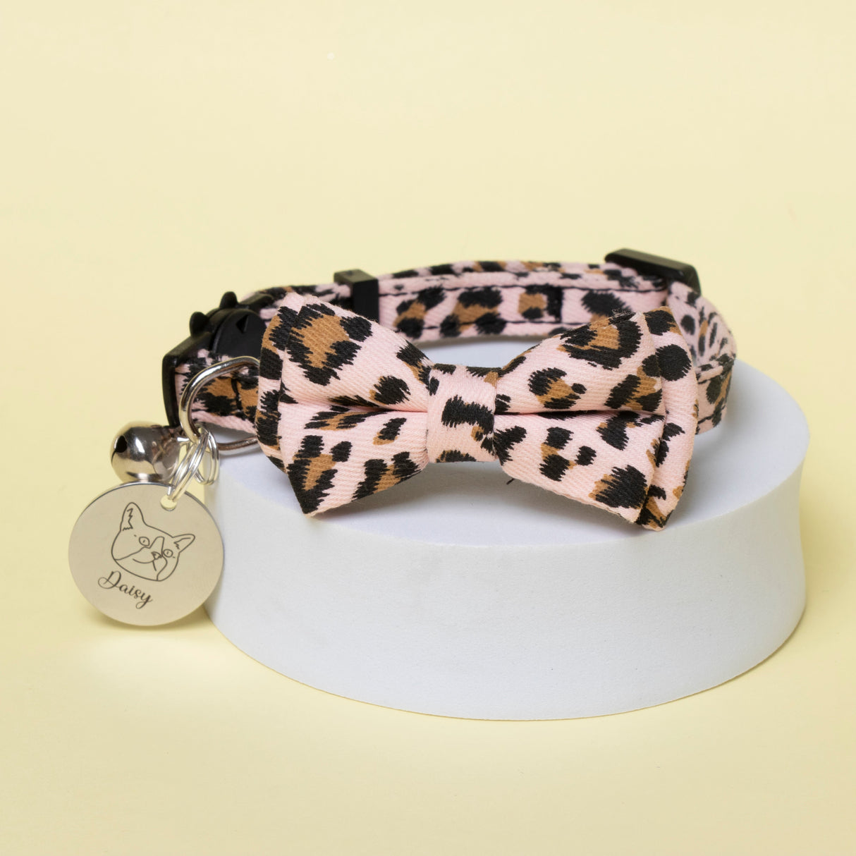 GEX Personalized Cat Collar with Engraved Cat Name Tag - GexWorldwide