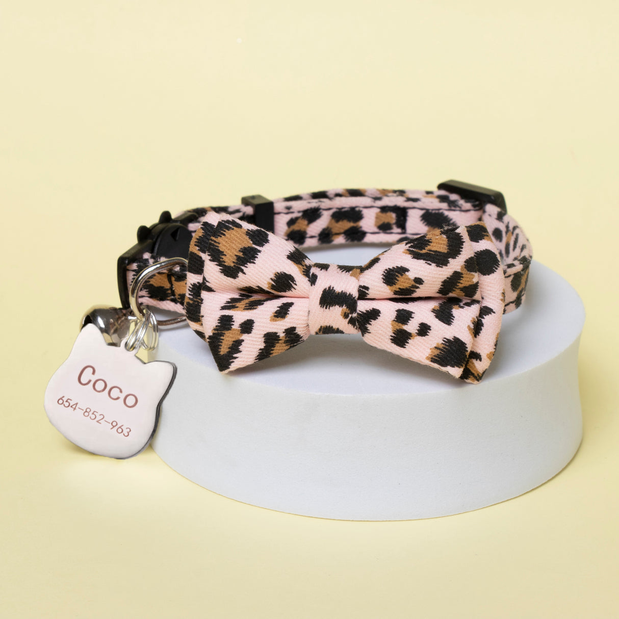 GEX Personalized Cat Collar with Engraved Cat Name Tag - GexWorldwide