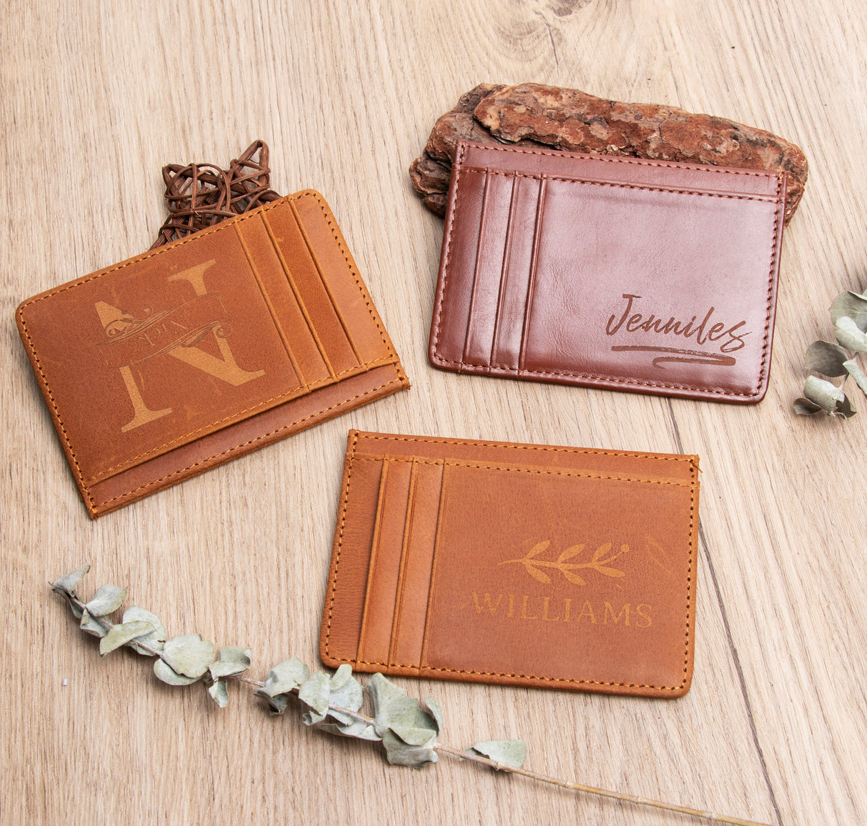 GEX Personalized Cowhide Business Card Holder - GexWorldwide