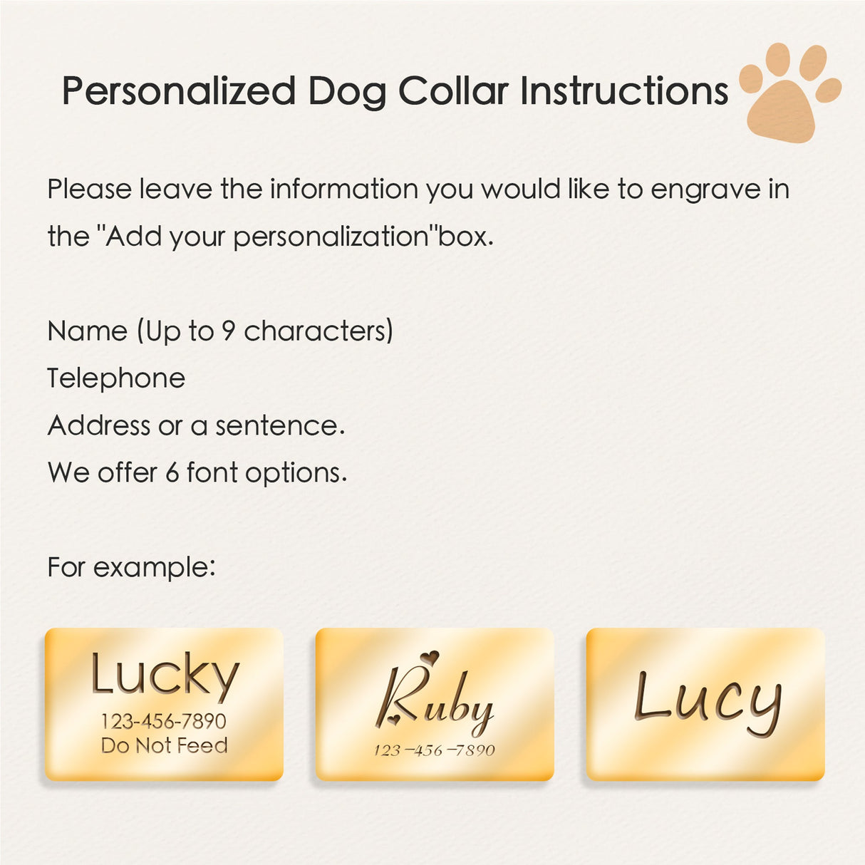 GEX Personalized Dog Collar Bow Tie Leash Set - GexWorldwide