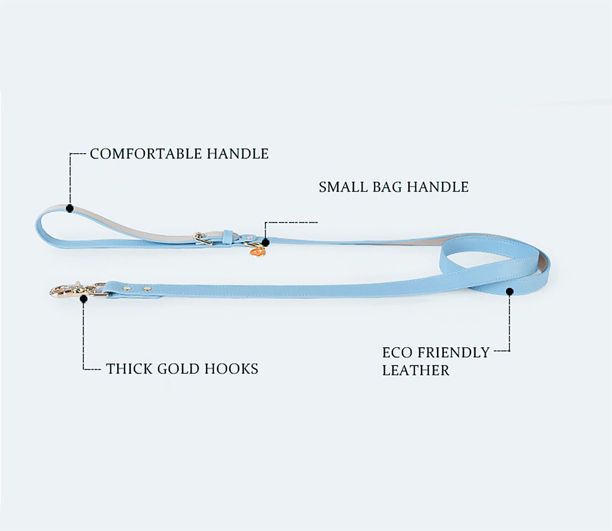 GEX Personalized Dog Leather Harness and Leash Set - GexWorldwide