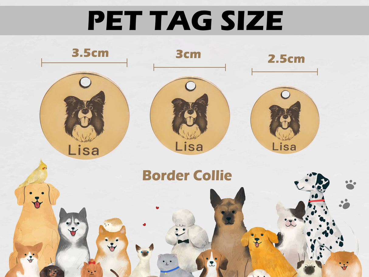 GEX Personalized Dog Tags Engraved Dog Tag With Dog ID - GexWorldwide