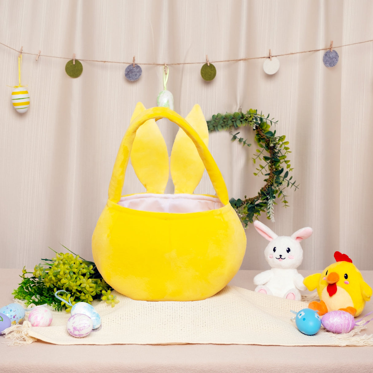 GEX Personalized Easter Bunny Basket with Name - GexWorldwide