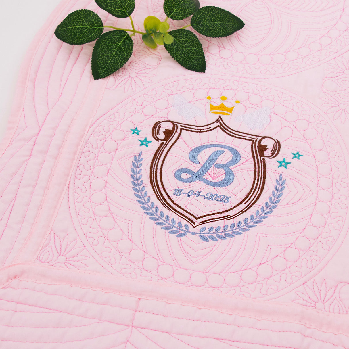 GEX Personalized Embroidered Baby Blanket with Name for New Mom Baby Shower Gift - GexWorldwide