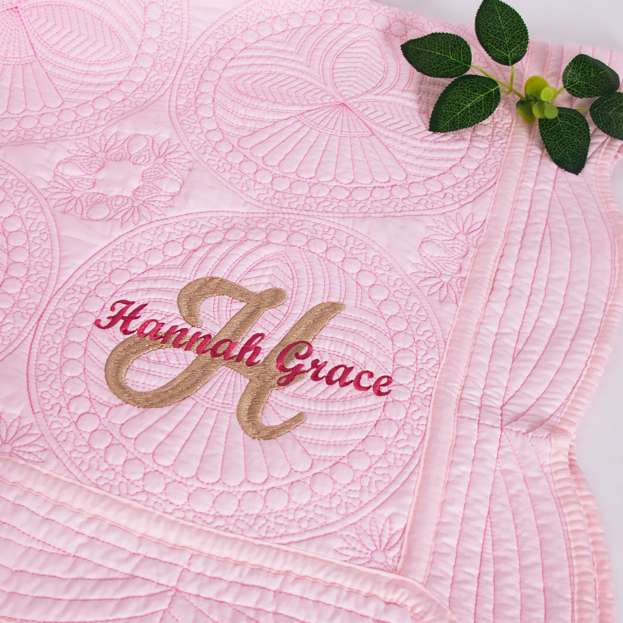 GEX Personalized Embroidered Baby Blanket with Name for New Mom Baby Shower Gift - GexWorldwide