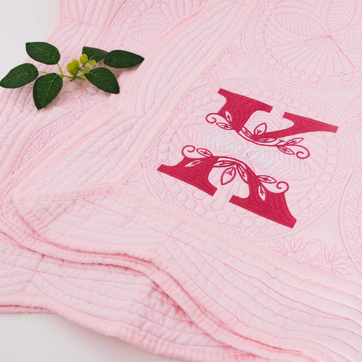 GEX Personalized Embroidered Baby Blanket with Name for New Mom Baby Shower Gift - GexWorldwide