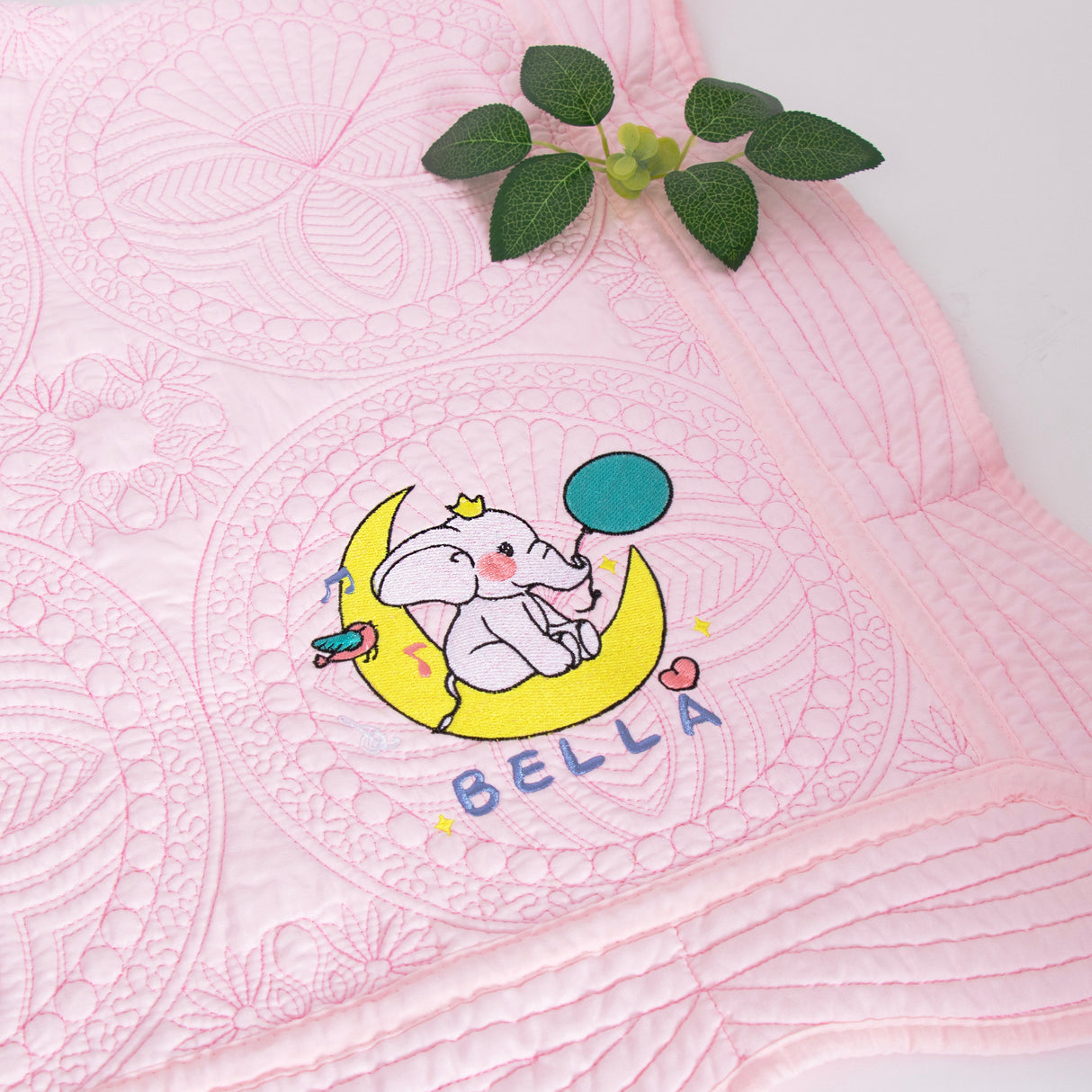 GEX Personalized Embroidered Baby Blanket with Name for New Mom Baby Shower Gift - GexWorldwide