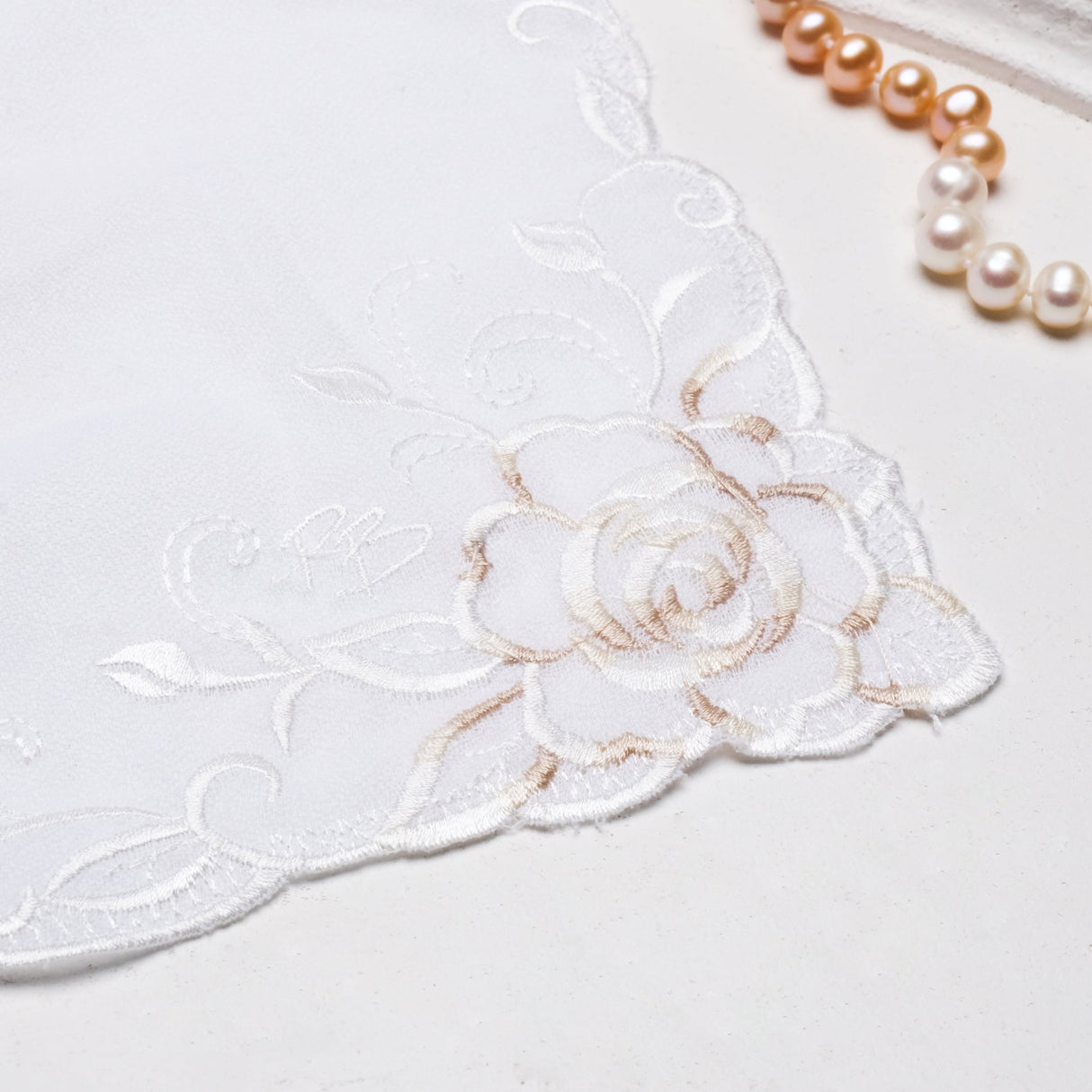 GEX Personalized Embroidered Cotton Wedding Handkerchief - GexWorldwide