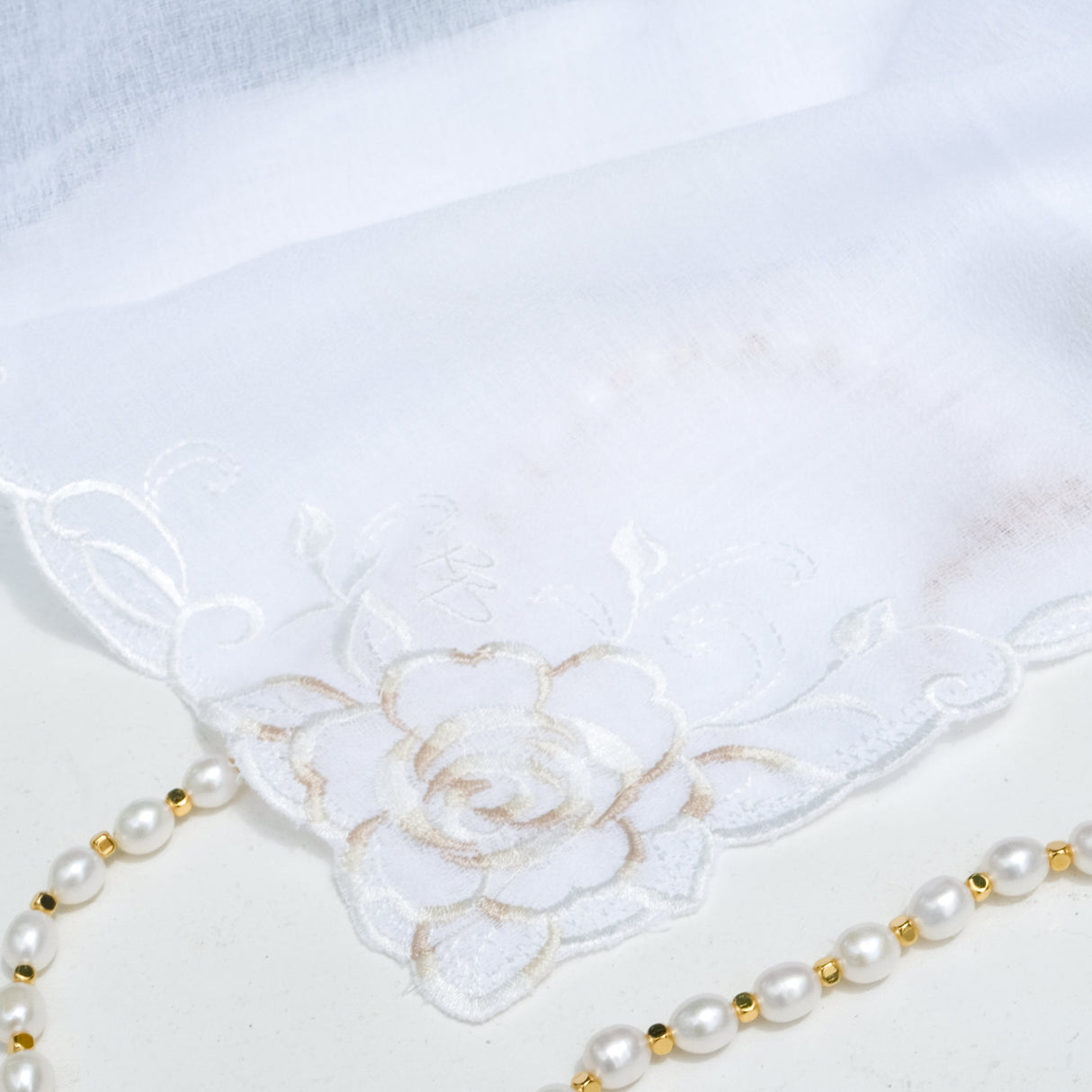 GEX Personalized Embroidered Cotton Wedding Handkerchief - GexWorldwide