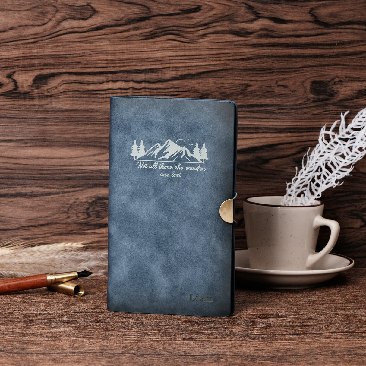 GEX Personalized Engrave Leather Notebook - GexWorldwide
