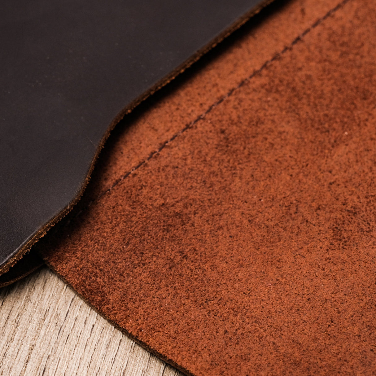 GEX Personalized Engraved Brown Cowhide Laptop Sleeve - GexWorldwide