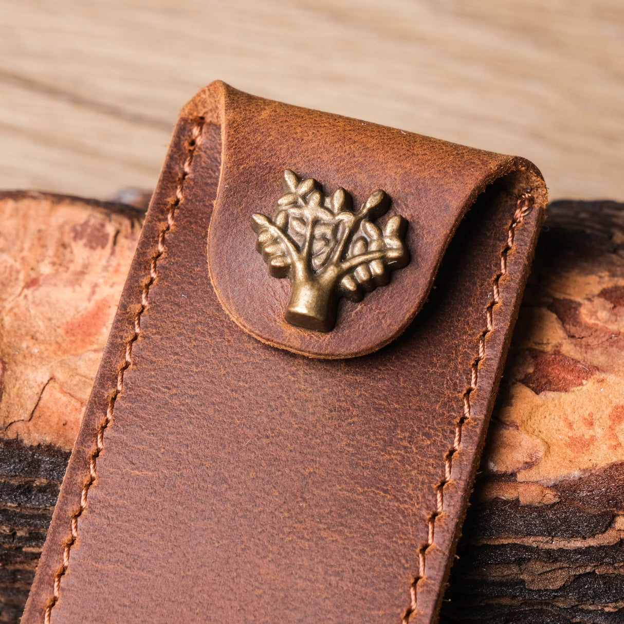 GEX Personalized Engraved Brown Pen Case - GexWorldwide