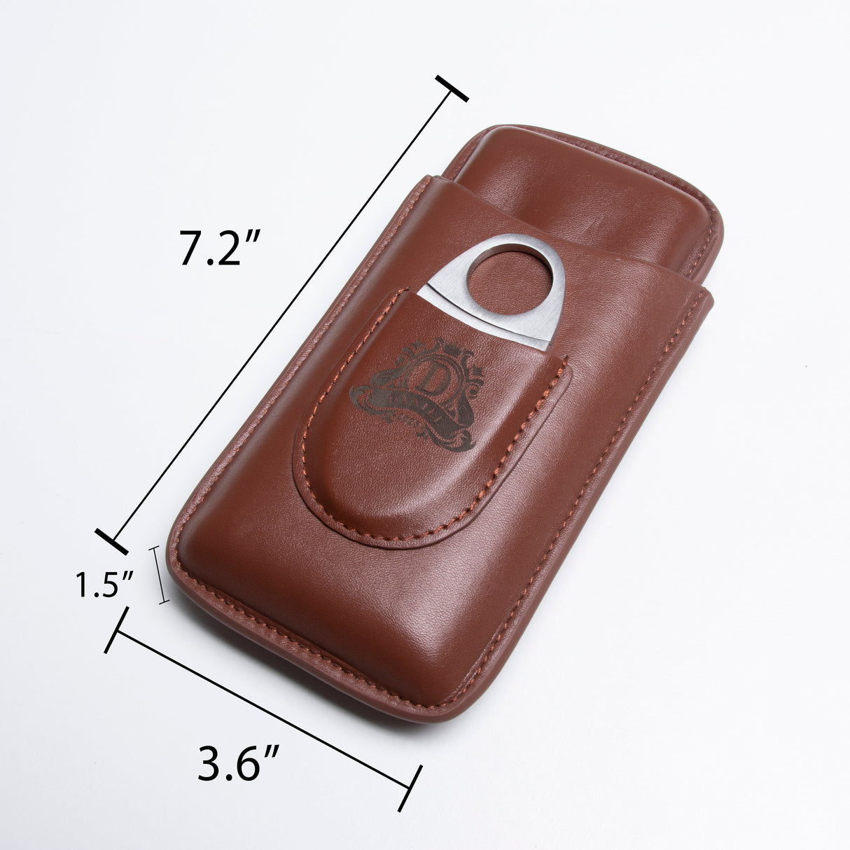 GEX Personalized Engraved Leather Cigar Case - GexWorldwide