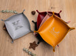 GEX Personalized Engraved Leather Tray - GexWorldwide