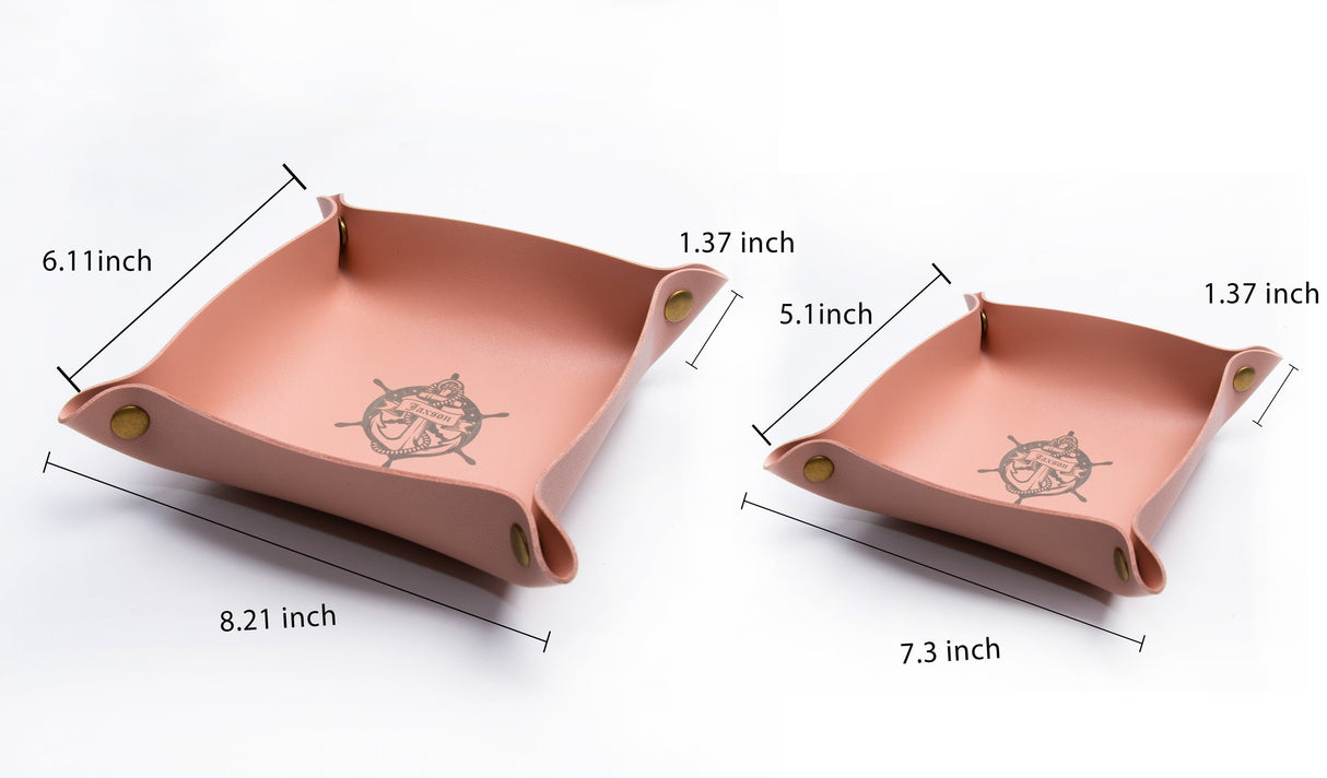 GEX Personalized Engraved Leather Tray - GexWorldwide